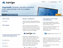 Tablet Screenshot of navigo.fi